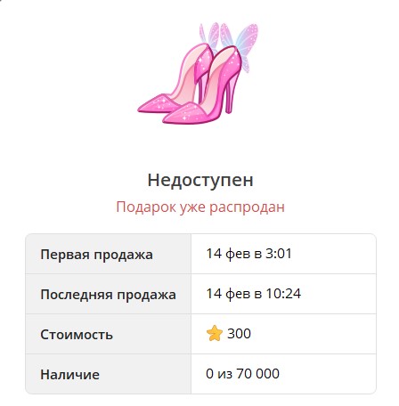 A collection of Sky Stilettos NFT gifts