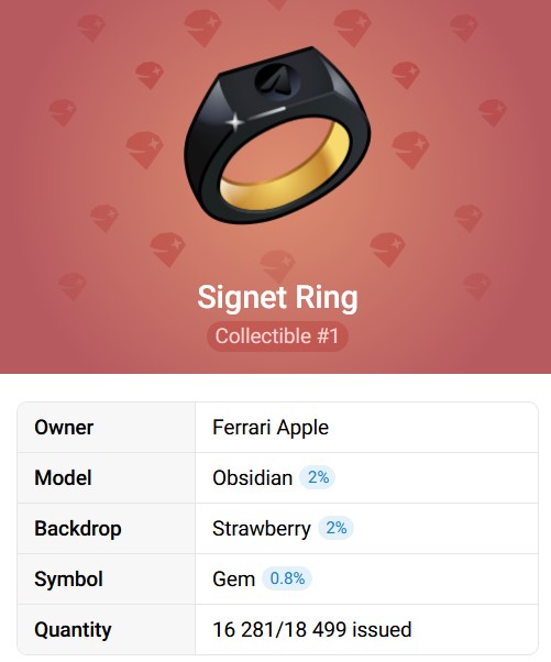 The Signet Ring NFT gift collection