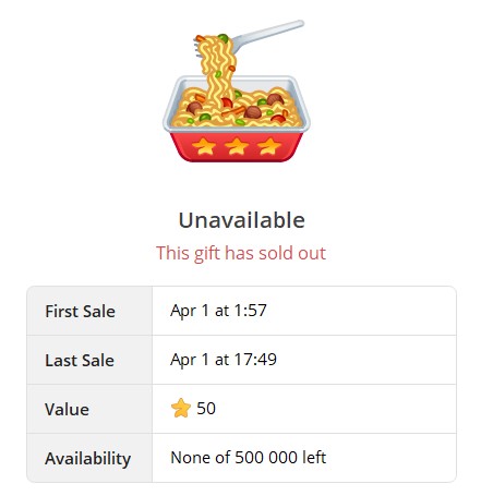 The Instant Ramen NFT gift collection