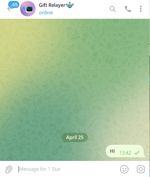 Write "hello" only from the account under which you are logged in to the market