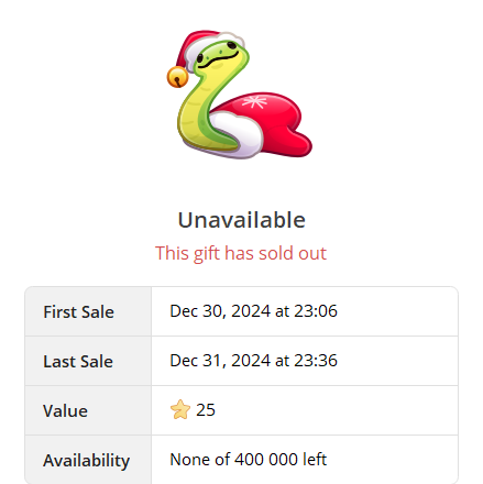 Pet Snake is a Telegram NFT collection