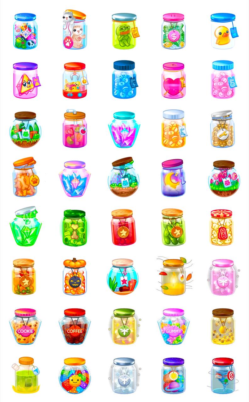 Rarity of models in the Restless Jar NFT collection