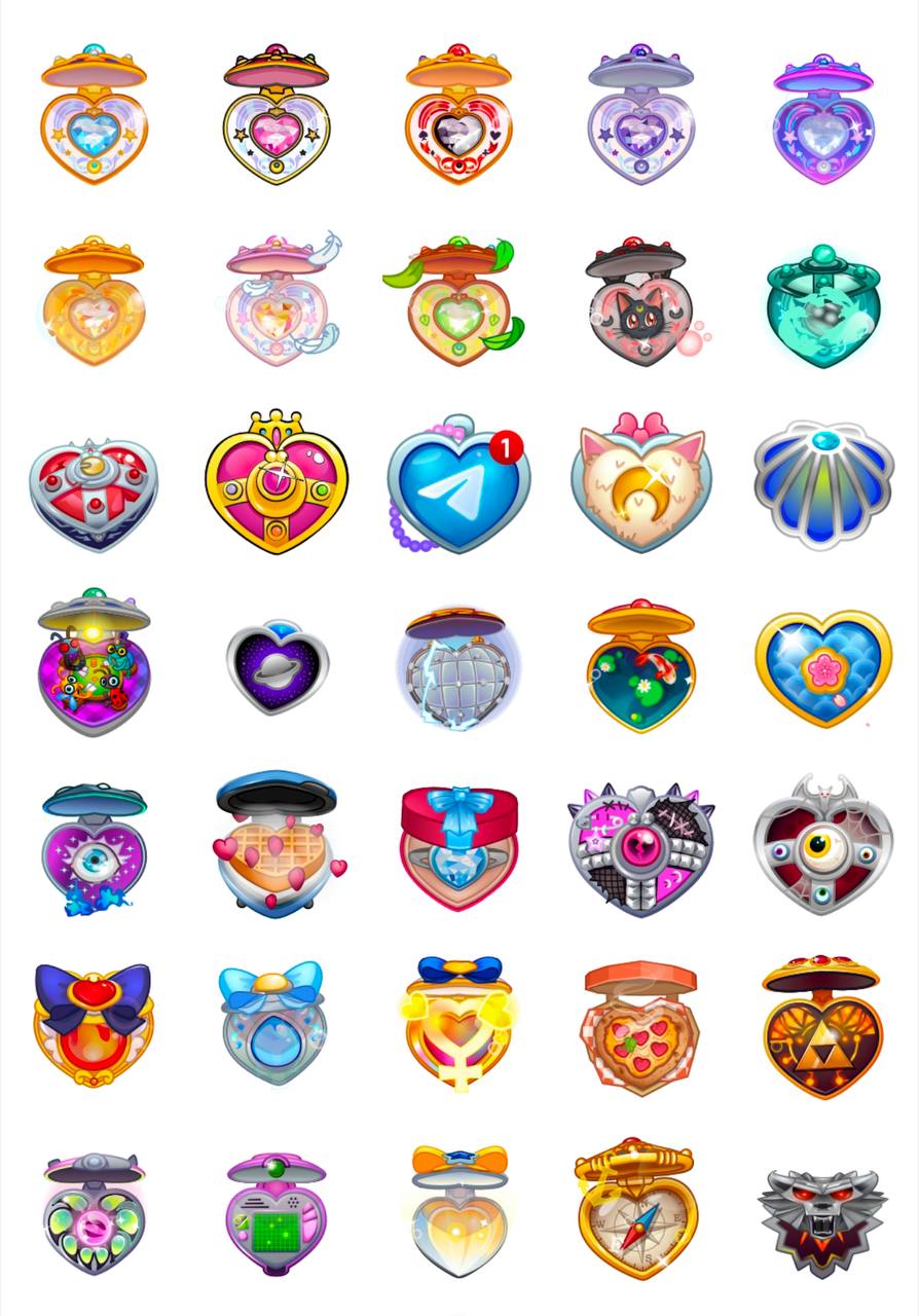 Heart Locket skin examples