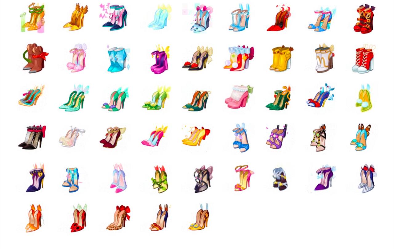 models in the Sky Stilettos NFT collection