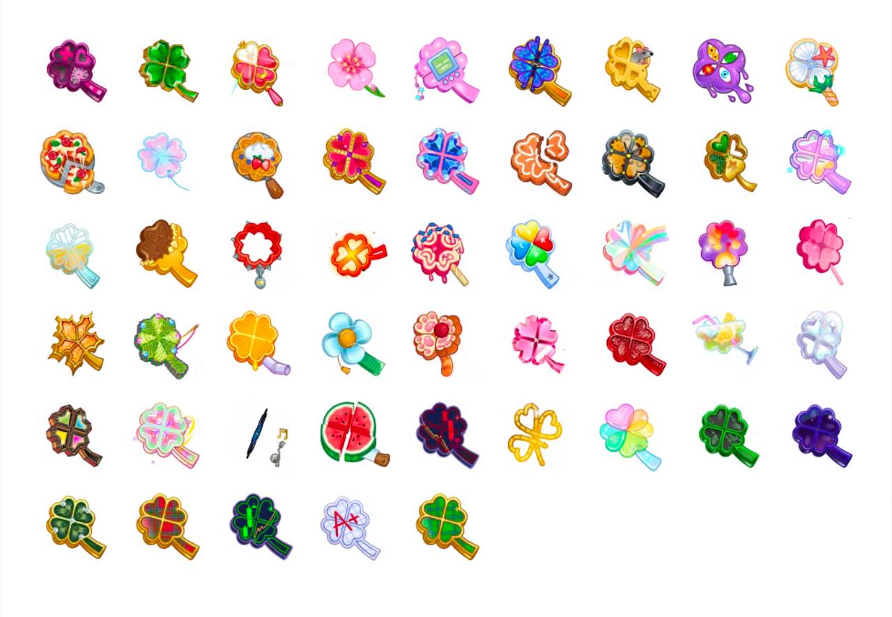 Full list of models in the Sky Stilettos NFT collection