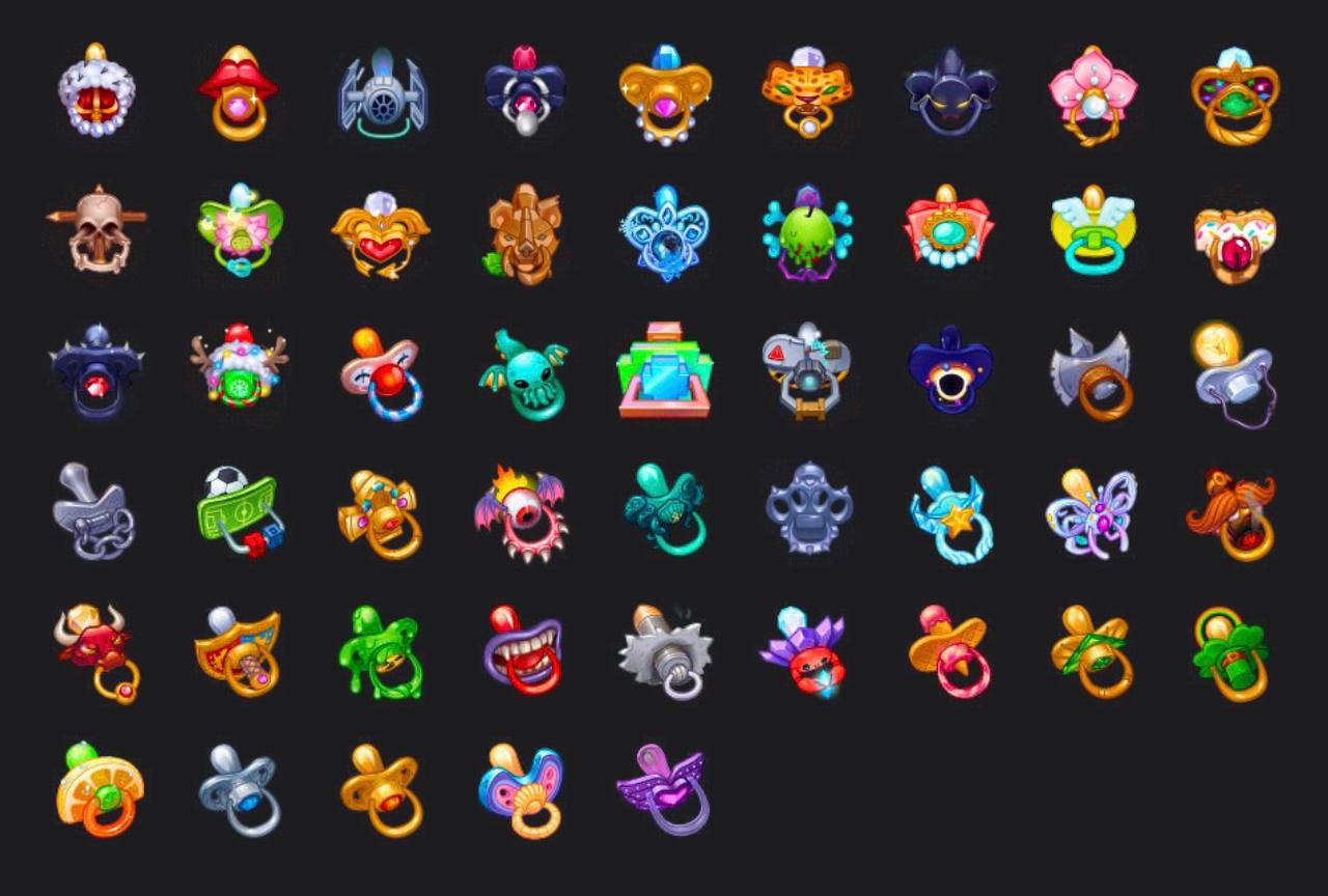 models in the Bling Binky NFT collection