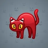 Scared Cat #17824
