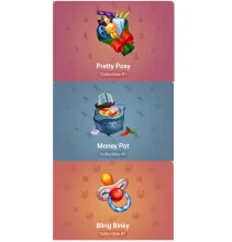 Upgrades have been released for three NFT gifts: a pot of gold, a pacifier, and a bouquet for March 8th.
