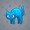 Scared Cat #10913