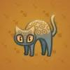 Scared Cat #12068
