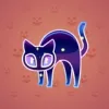 Scared Cat #14076