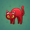 Scared Cat #14347