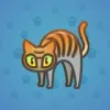 Scared Cat #16024