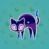 Scared Cat #16100