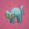 Scared Cat #16487