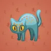 Scared Cat #4152