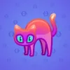 Scared Cat #5240