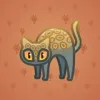 Scared Cat #7091