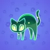 Scared Cat #7124