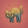 Scared Cat #7232
