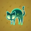 Scared Cat #7564