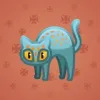 Scared Cat #7773