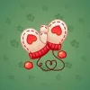 Snow Mittens #1326