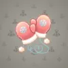 Snow Mittens #1638