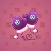 Snow Mittens #1695