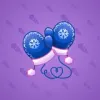 Snow Mittens #1716