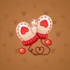 Snow Mittens #244