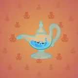 Genie Lamp #1123