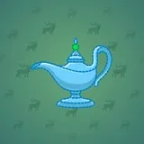 Genie Lamp #1880 Genie Lamp #1880