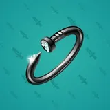 Nail Bracelet #3580 Nail Bracelet #3580