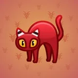 Scared Cat #10141 Scared Cat #10141