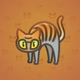 Scared Cat #10270 Scared Cat #10270