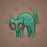 Scared Cat #10480 Scared Cat #10480
