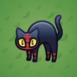Scared Cat #10485 Scared Cat #10485