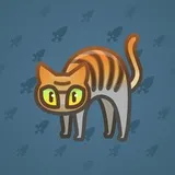 Scared Cat #10564 Scared Cat #10564