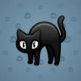 Scared Cat #10587 Scared Cat #10587