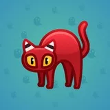 Scared Cat #1074 Scared Cat #1074