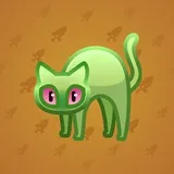 Scared Cat #10843 Scared Cat #10843