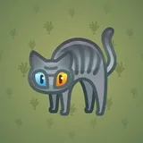 Scared Cat #10984