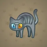 Scared Cat #11042 Scared Cat #11042