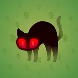Scared Cat #11069 Scared Cat #11069