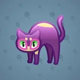 Scared Cat #11095 Scared Cat #11095