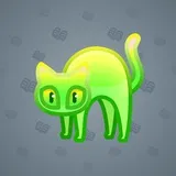 Scared Cat #11180 Scared Cat #11180