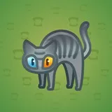 Scared Cat #11296 Scared Cat #11296