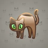 Scared Cat #11332 Scared Cat #11332