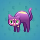 Scared Cat #11341 Scared Cat #11341